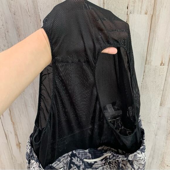 Coolibar Island Swim Trunks UPF 50+ Tropical Leaf Pattern Hawaiian Print - Picture 5 of 9